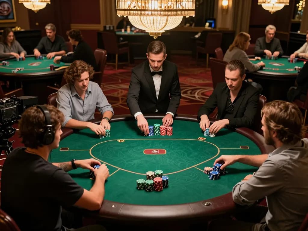 Engaging poker game at casino featuring top quality widgets for immersive gameplay