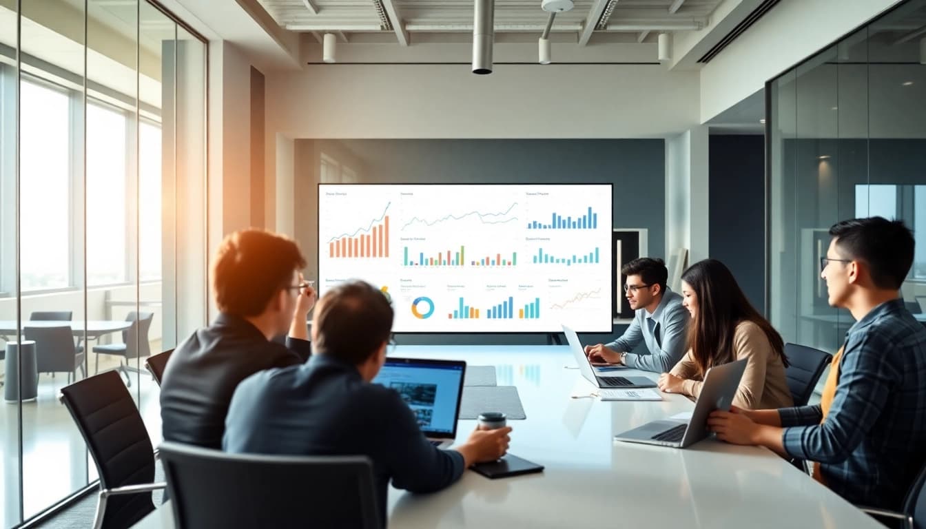 Analyze and improve SEO performance metrics with a collaborative marketing team.