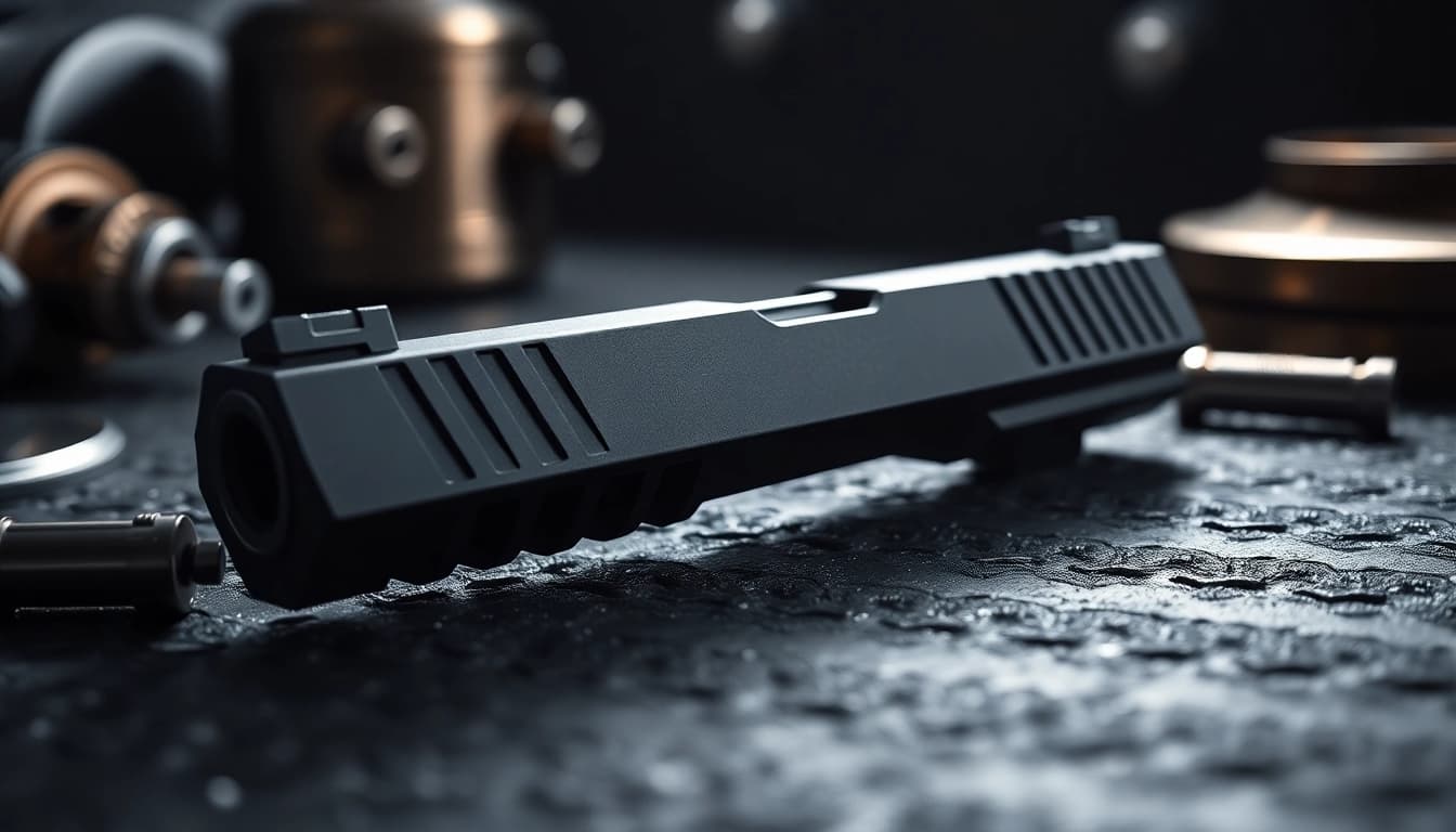 Buy Glock 17 MOS slide displayed prominently, enhancing an optics-ready setup.