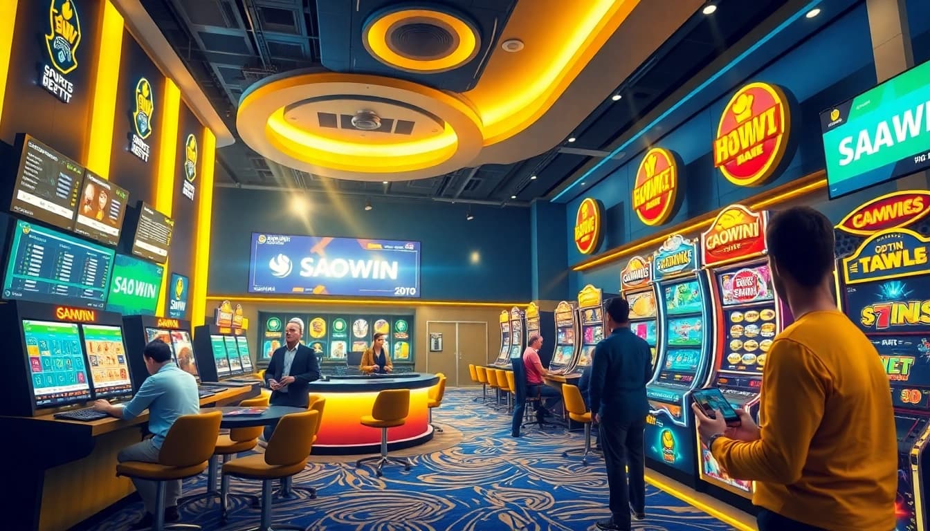 Trải nghiệm cảm giác hồi hộp khi chơi Saowin 50 Win trong môi trường trực tuyến đầy sôi động.