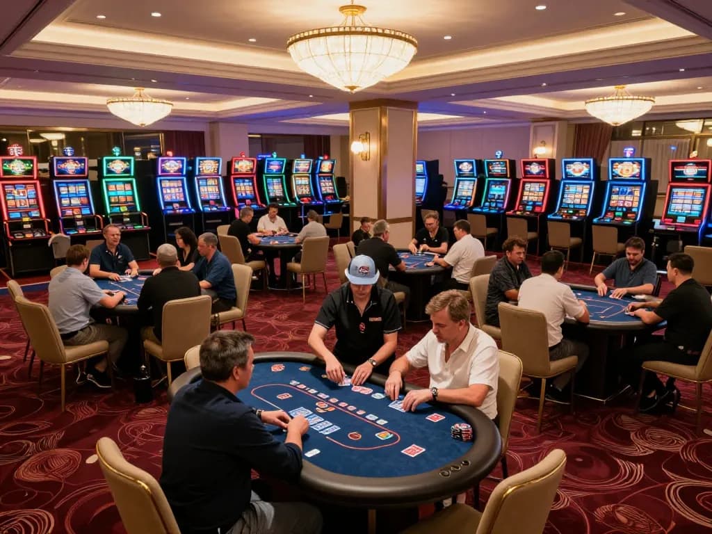 Players enjoying games at casino europei online with vibrant atmosphere and dynamic action.