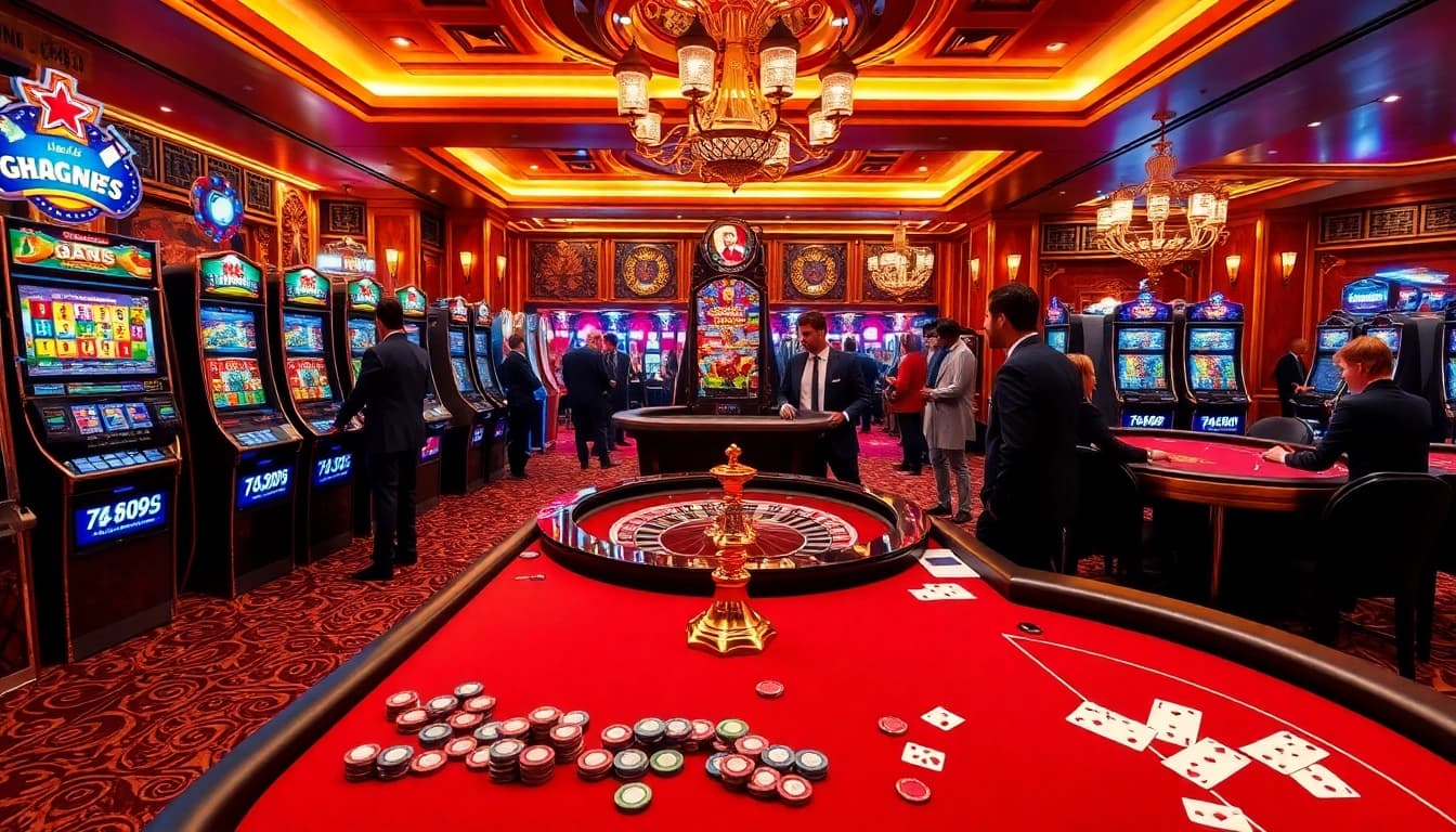Vivez l'excitation du casino en ligne Français avec des tables vibrantes et des croupiers professionnels.