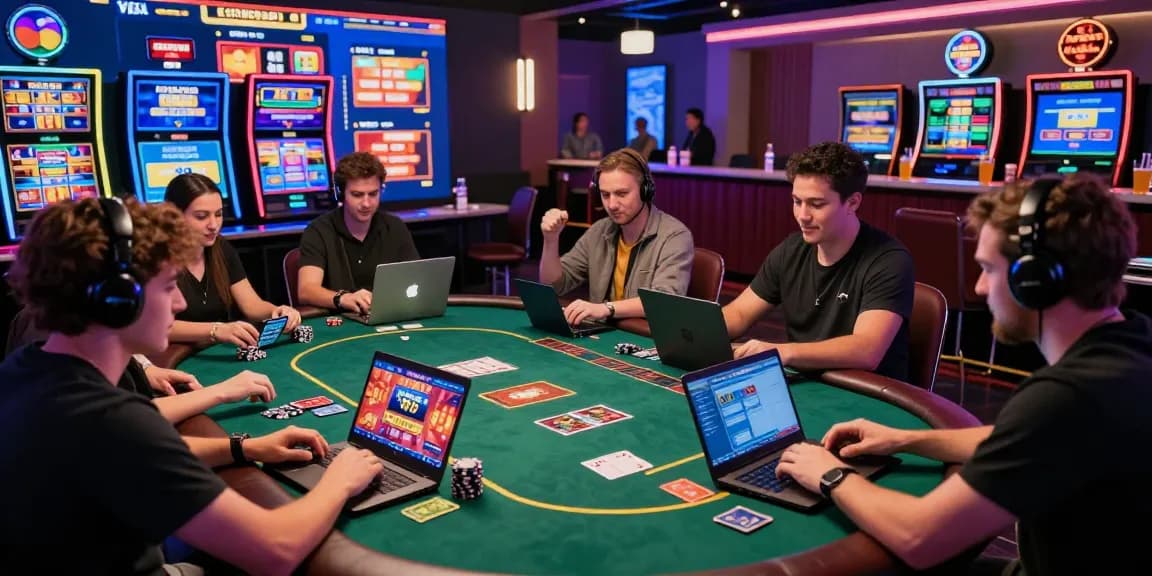Engaged players at online credit card casinos showcased by https://scoarch.org.uk, featuring dynamic gameplay and promotions.