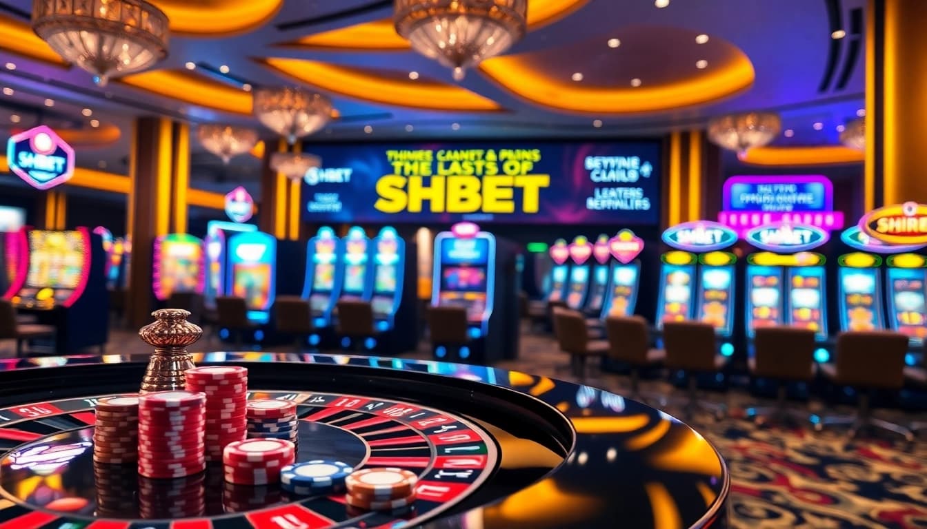 Players engaging with SHBET's exciting online casino offerings, showcasing vibrant action.