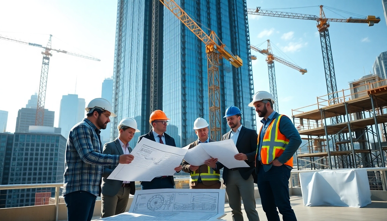 New York Commercial General Contractor collaborating on a skyscraper project in NYC.