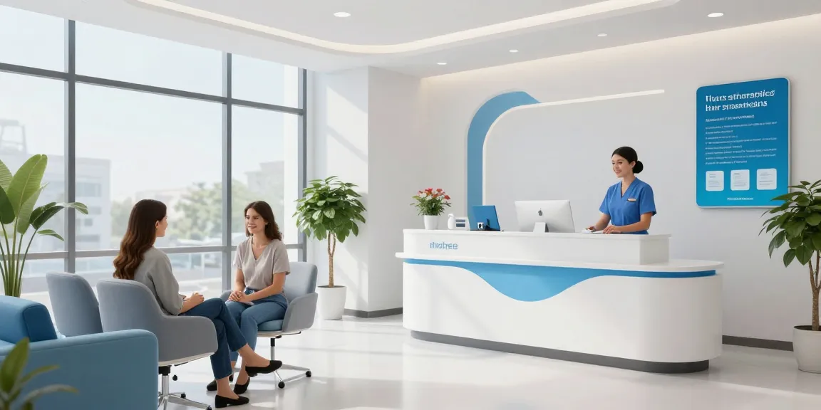 Hair transplant Istanbul – compassionate doctor consultation at a health clinic.