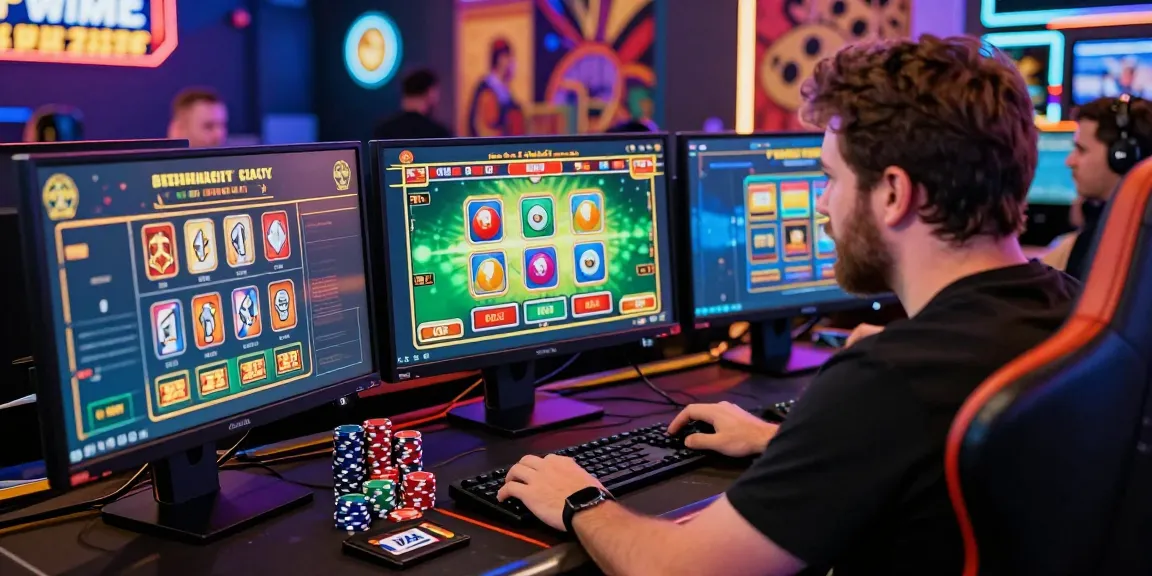 Exciting gaming scene at Scoarch.org.uk highlighting Visa and Mastercard credit card casinos with vibrant atmosphere and dynamic player engagement.
