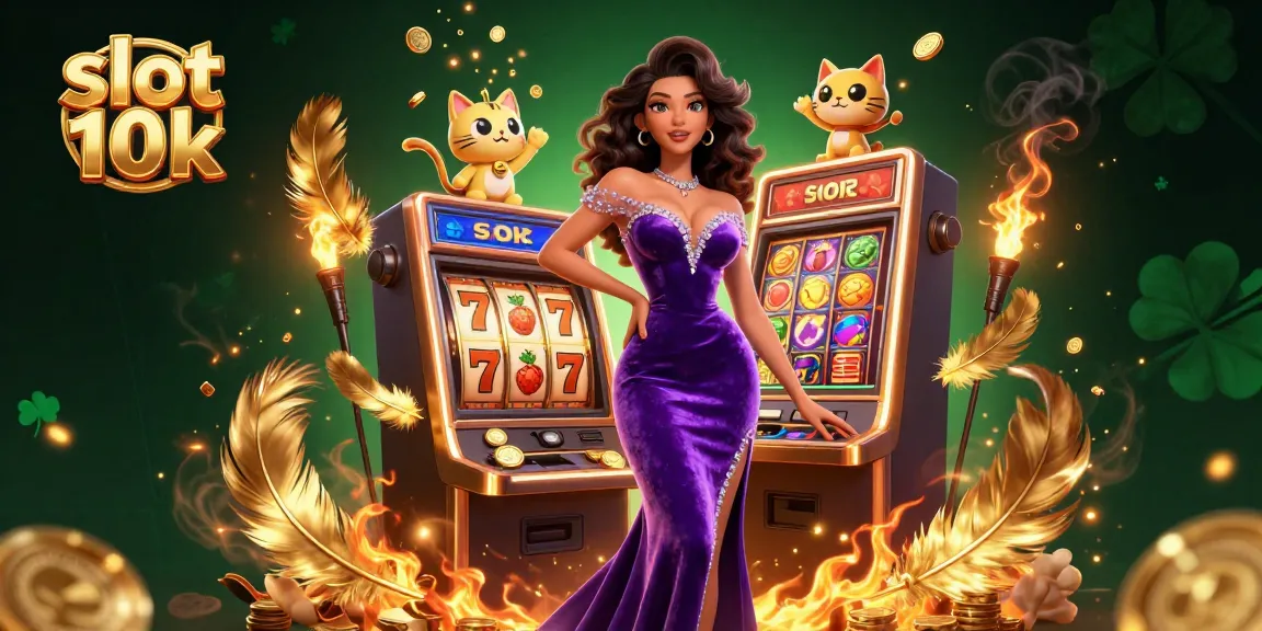Play slot 10k while winning big on a vibrant slot machine with stunning graphics and coins erupting around