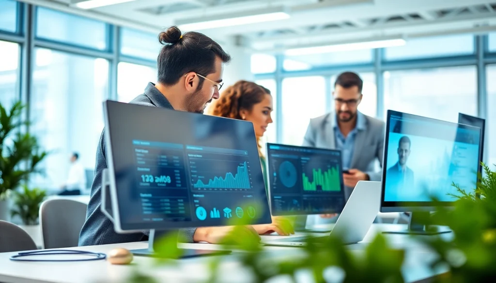 Engaging Technology collaboration scene showing modern tools and a productive workspace.