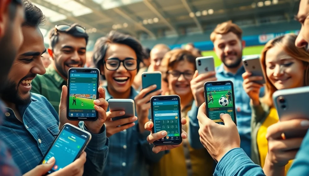 Explore top options at best sports betting sites India with mobile app interactions and exciting sports visuals.