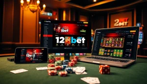 Experience thrilling gameplay at 12bet with vibrant casino ambiance and exciting gaming options.