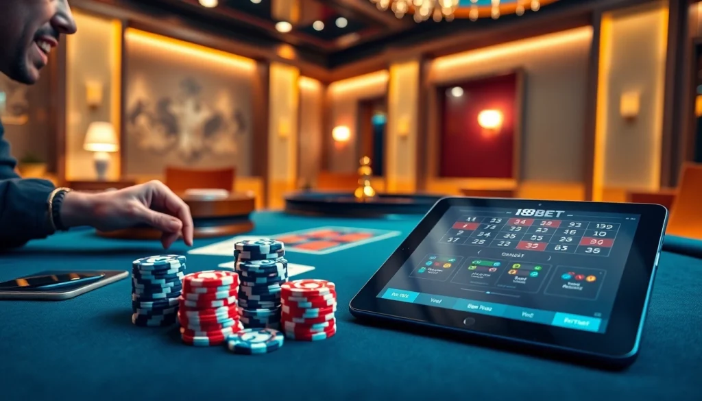 Experience the thrill at link 188bet, where players engage in intense casino gaming action.