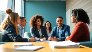 Career Coach Gaithersburg, MD guiding a client through career growth in a professional setting.