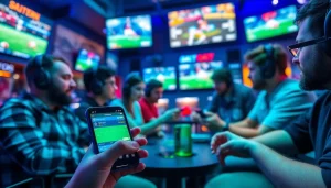 Engaging users exploring sports betting apps California in a dynamic gaming environment.
