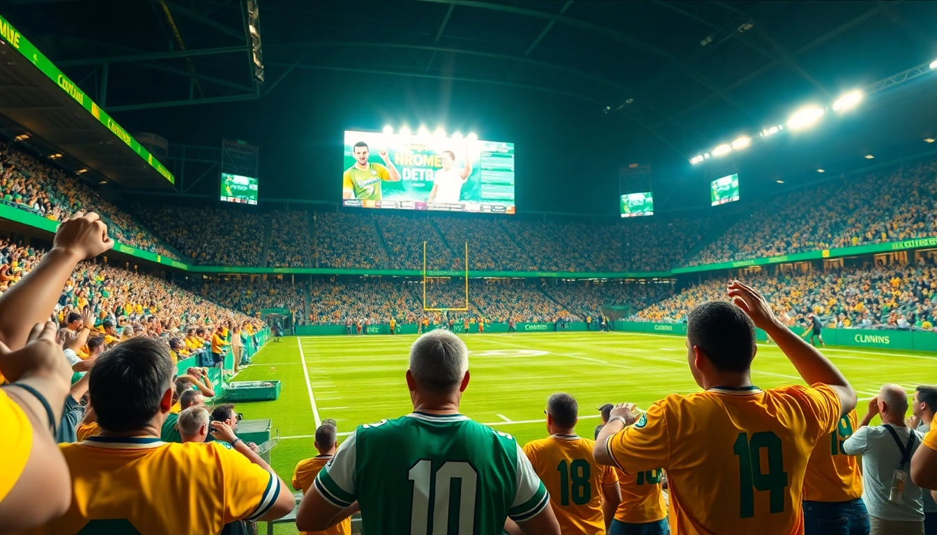 Mostbet durust rey mərc etdiyiniz zaman həyəcan dolu idman tədbirinin görüntüsü.