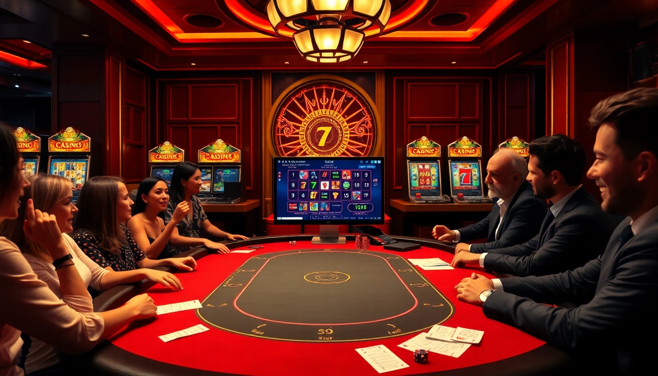 Vivez l'excitation du casino en ligne Français avec des jetons de poker vibrants et une configuration de jeu élégante.