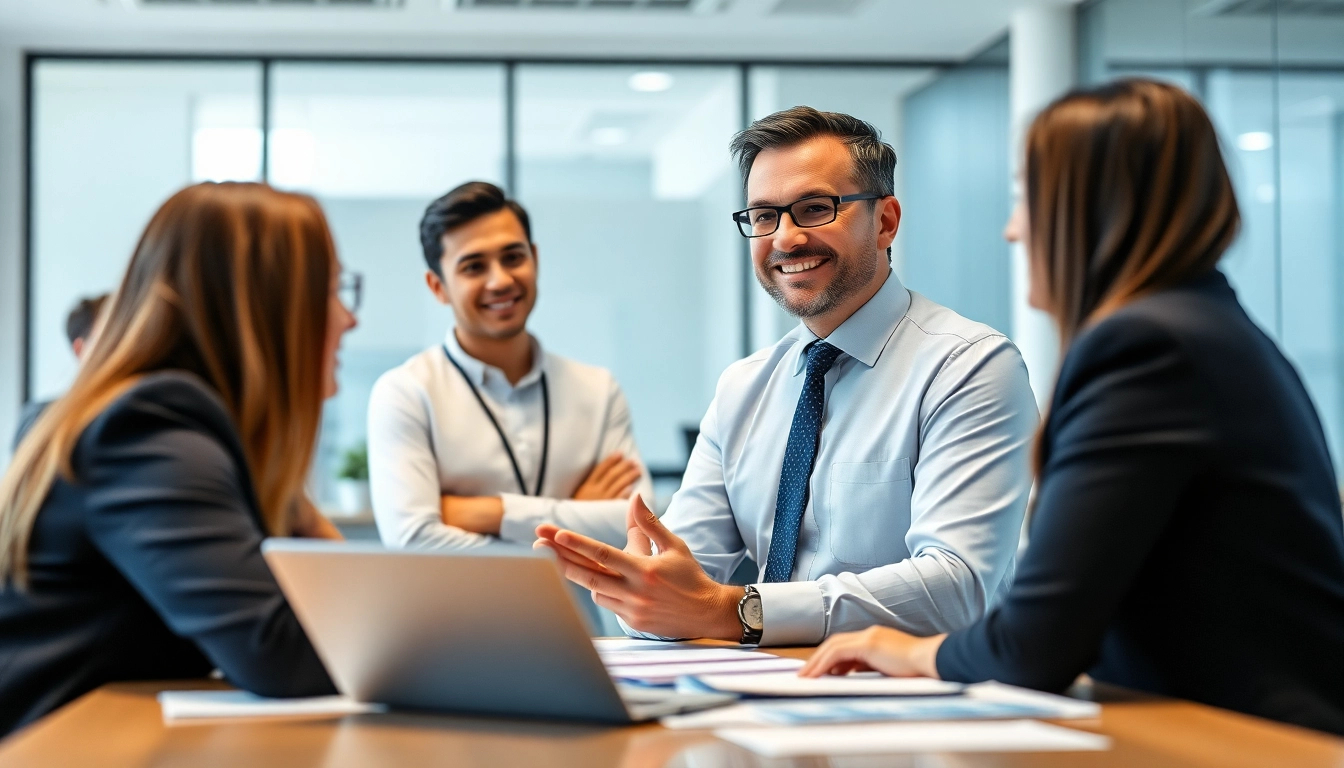 Professional consultation on Vat Services in UAE with financial charts and diverse clients.