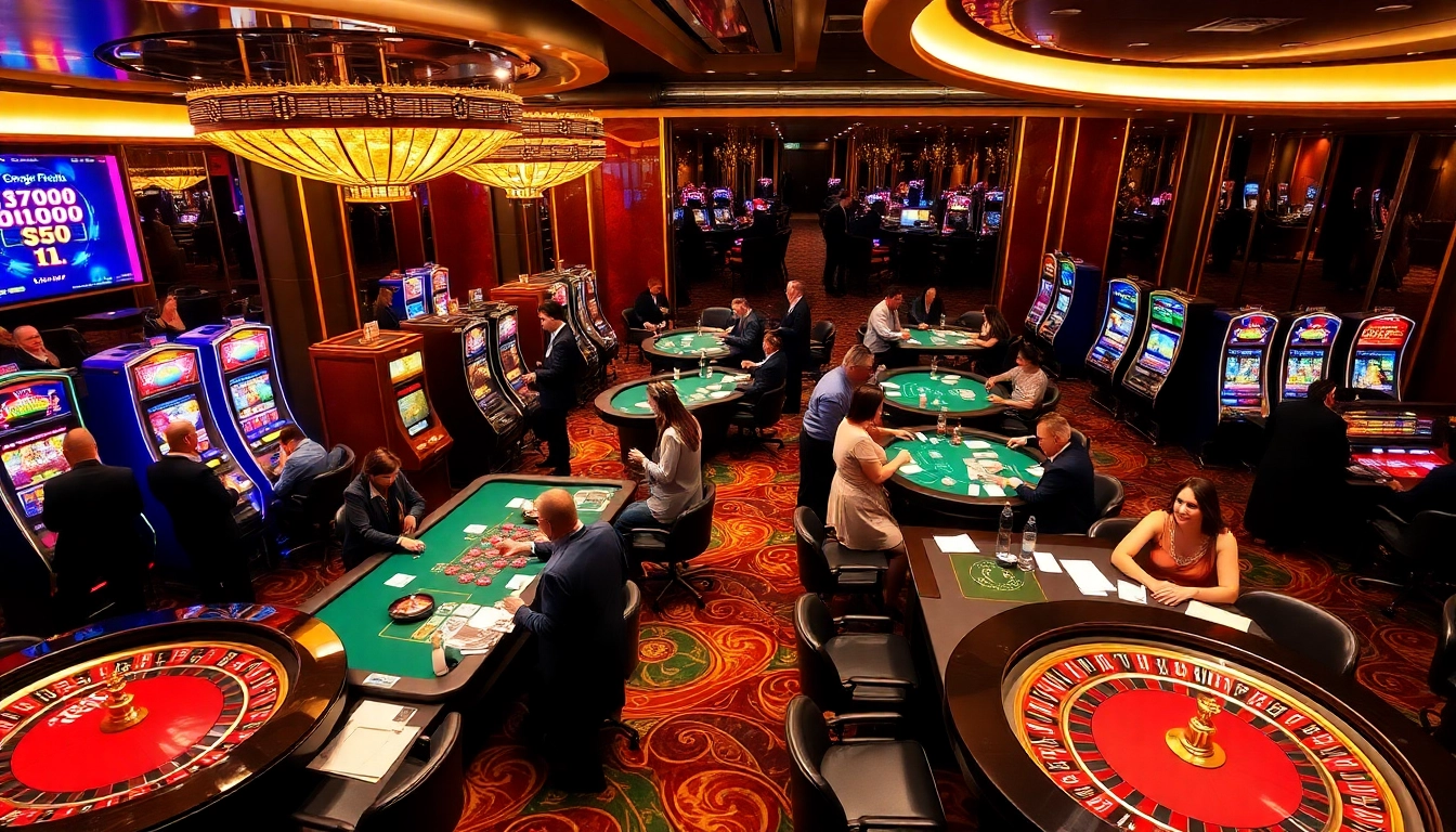 Découvrez l'excitation de gagner au casino en ligne Français avec des tables de jeu vibrantes et des machines à sous.