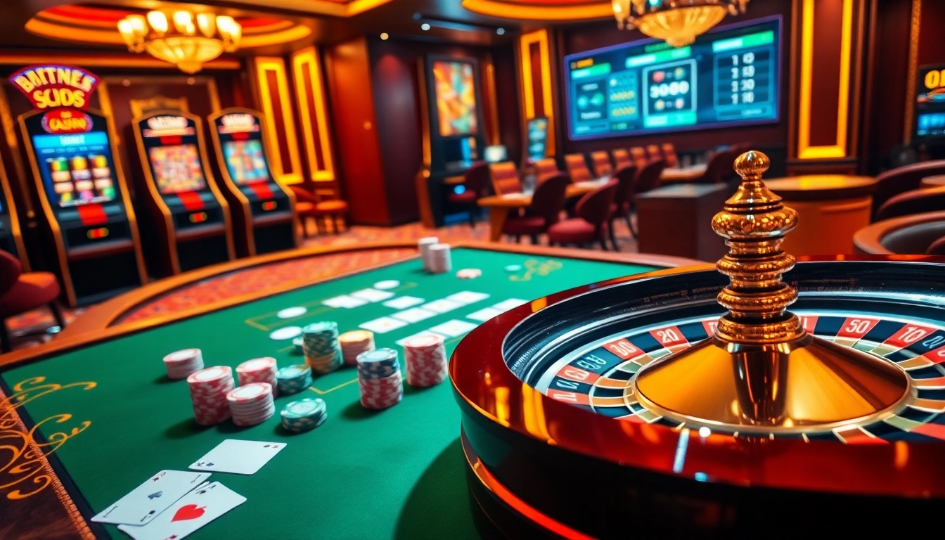 Vivez l'excitation du casino en ligne Français avec des tables de poker vibrantes et des machines à sous luxueuses.