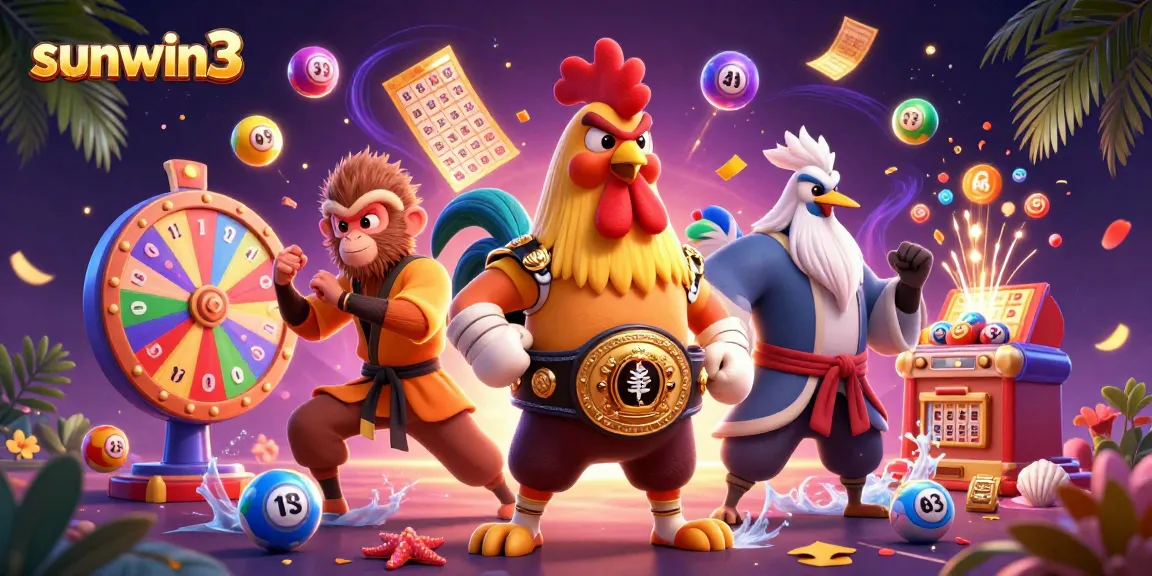 Experience vibrant lottery excitement with sunwin3 featuring dynamic games and colorful elements.