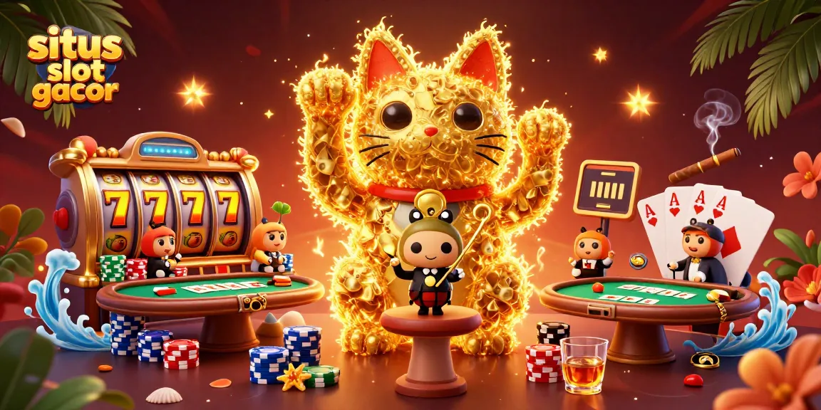 Experience the thrill of situs slot gacor with colorful symbols and vibrant casino elements.